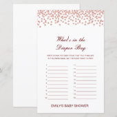 Bewerkbaar wat is er in de Dappere Bag Baby shower (Voorkant / Achterkant)