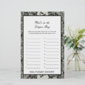 Bewerkbaar wat is er in de Dappere Bag Baby shower (Staand voorkant)