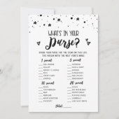 Bewerkbaar Wat zit er in je tas Vrijgezellenfeest  Kaart (Voorkant)