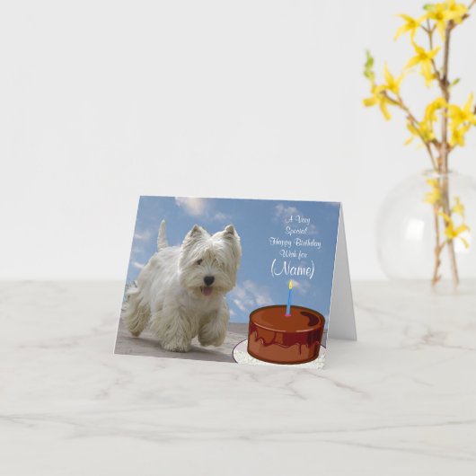 Bewerkbaar Wenskaart dat bij uw gelegenheid past Kaart (Gele Bloem)