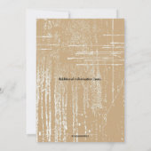 Bewerkbaar wijnglas op bruine achtergrond kaart (Achterkant)