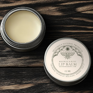 Bewerkbaar Witchy Tarot Bijenwas Lip Balm Tin Labe Ronde Sticker