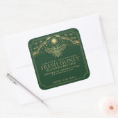 Bewerkbaar Witchy Tarot Honey Jar Honeybee Label (Envelop)