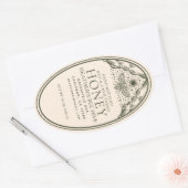 Bewerkbaar Witchy Tarot Honey Jar Honeybee Label (Envelop)