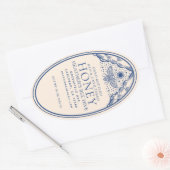 Bewerkbaar Witchy Tarot Honey Jar Honeybee Label (Envelop)