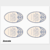 Bewerkbaar Witchy Tarot Honey Jar Honeybee Label (Vel)