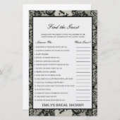 Bewerkbaar Zoek de game gastVrijgezellenfeest (Voorkant / Achterkant)