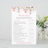 Bewerkbaar Zoek de game gastVrijgezellenfeest (Staand voorkant)