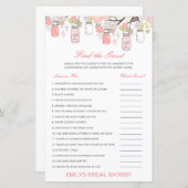 Bewerkbaar Zoek de game gastVrijgezellenfeest (Voorkant / Achterkant)