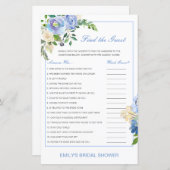 Bewerkbaar Zoek de game gastVrijgezellenfeest (Voorkant / Achterkant)