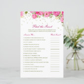 Bewerkbaar Zoek de game gastVrijgezellenfeest (Staand voorkant)