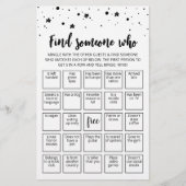 Bewerkbaar Zoek iemand die spel Bingo spel (Voorkant)