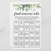 Bewerkbaar Zoek iemand die spel Bingo spel (Voorkant / Achterkant)