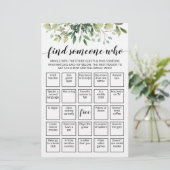 Bewerkbaar Zoek iemand die spel Bingo spel (Staand voorkant)