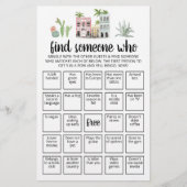 Bewerkbaar Zoek iemand die spel Bingo spel (Voorkant)