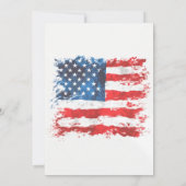 Bewerkbare 4th of July BBQ Invitation Sjabloon, 4t Kaart (Achterkant)