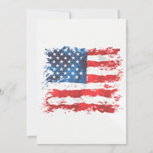 Bewerkbare 4th of July BBQ Invitation Sjabloon, 4t Kaart (Achterkant)