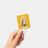 Bewerkbare aangepaste fotobadge voor werknemers badge (Handheld)