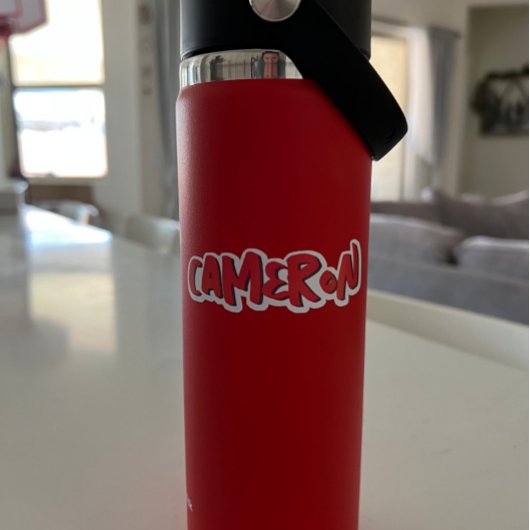 Bewerkbare aangepaste naam Vinyl Sticker