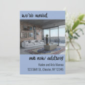 Bewerkbare aankondiging wijziging fotoadres (Staand voorkant)