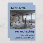 Bewerkbare aankondiging wijziging fotoadres (Voorkant / Achterkant)