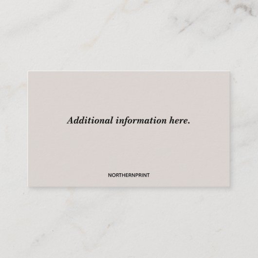 Bewerkbare aardewerkstudio visitekaartje (Achterkant)