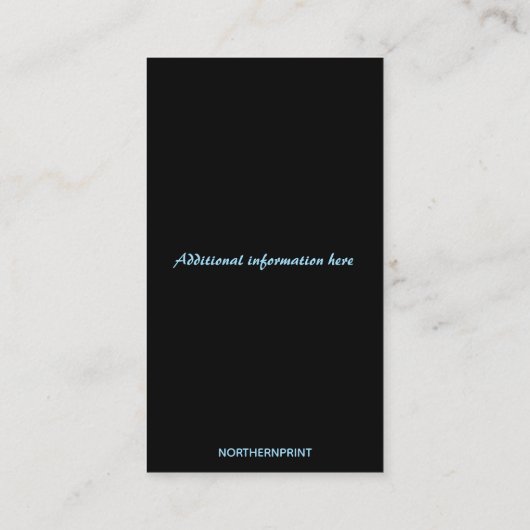 Bewerkbare accountantcalculator visitekaartje (Achterkant)