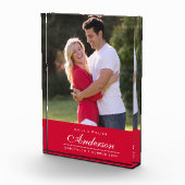 Bewerkbare achtergrond kleur familienaam foto (Rechts)