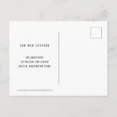 Bewerkbare achtergrond kleur huis dat we hebben ve briefkaart (Achterkant)