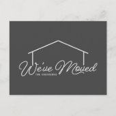 Bewerkbare achtergrond kleur huis dat we hebben ve briefkaart (Voorkant)