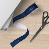 Bewerkbare achtergrondkleur Calligrafie Schrift Satijnen Lint