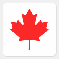 Bewerkbare achtergrondkleur, Canada Flag Souvenir