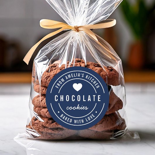 Bewerkbare achtergrondkleur met vlek op liefde ronde sticker