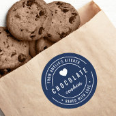 Bewerkbare achtergrondkleur met vlek op liefde ronde sticker