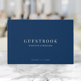 Bewerkbare achtergrondkleur Moderne klassieke trou Gastenboek