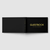 Bewerkbare achtergrondkleur Sans Serif Modern Gastenboek (Volledig)