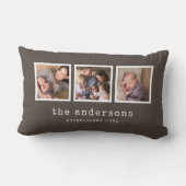 Bewerkbare achtergrondkleur typemachine foto colla kussen (Achterkant)