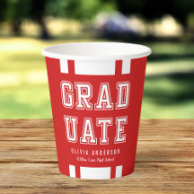 Bewerkbare achtergrondkleur Varsity Graduate