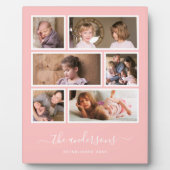 Bewerkbare achtergrondkleur Zes foto's collage-scr Fotoplaat (Voorkant)