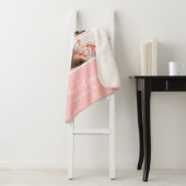 Bewerkbare achtergrondkleur Zes Photo Collage Scri Sherpa Deken (In situ)