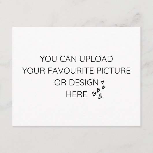 Bewerkbare actiekaarten informatiekaartje (Voorkant)