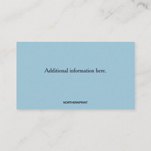 Bewerkbare acupunctuur visitekaartje (Achterkant)