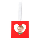 Bewerkbare afbeeldingen met rode kerst decoratie (Voorkant)