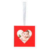 Bewerkbare afbeeldingen met rode kerst decoratie (Rechts)