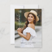 bewerkbare afstudeergroep kaart (Achterkant)