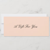 Bewerkbare Afternoon Tea Cadeaubon Sjabloon Kaart (Achterkant)