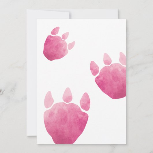 Bewerkbare AGE Roze T-Rex Dinosaurs Verjaardag Fun Kaart (Achterkant)