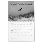 Bewerkbare agenda voor positieve bevestigingen kalender (Mar 2026)