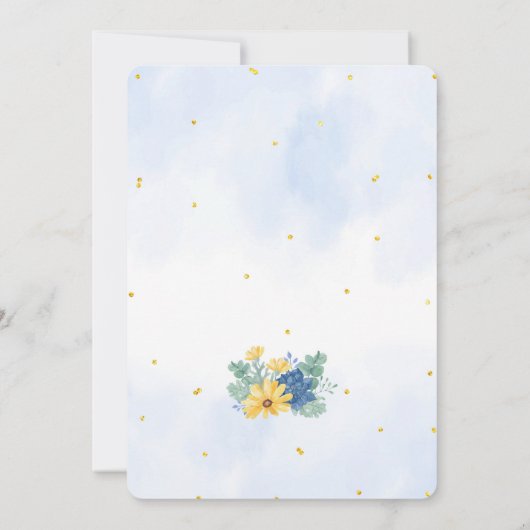 Bewerkbare Air Ballon uitnodigingen (Achterkant)