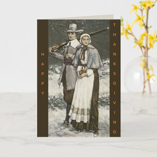 Bewerkbare Aldens Plymouth Kerstgroeten Thanksgivi Kaart (Gele Bloem)